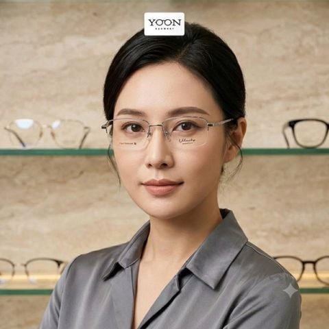 Gọng Kính Nửa Viền Sợi Cước Unisex Titanium - Velocity VL281065
