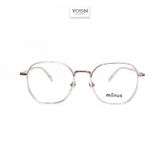 Gọng Kính Lục Giác Unisex Nhựa Kim Loại - Yoon H70683 Y352