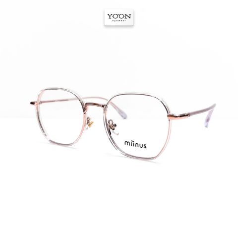 Gọng Kính Lục Giác Unisex Nhựa Kim Loại - Yoon H70683 Y352