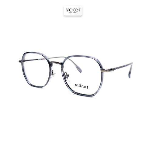 Gọng Kính Lục Giác Unisex Nhựa Kim Loại - Yoon H70683 Y352