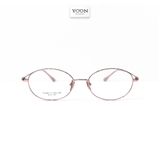 Gọng Kính Oval Nữ Titanium - Yoon PT08165 Y339