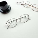 Gọng Kính Oval Nữ Titanium - Yoon PT08181 Y338