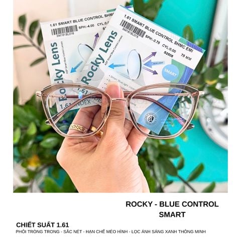 Tròng Kính Rocky Smart Blue Control SHMC 1.61