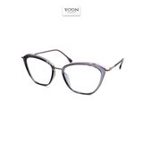 Gọng Kính Mắt Mèo Nữ Nhựa Kim Loại - Yoon S11855 Y348