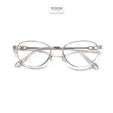 Gọng Kính Mắt Mèo Nữ Nhựa Kim Loại - Yoon S12008 Y286