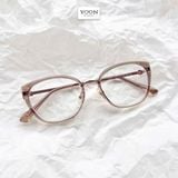 Gọng Kính Mắt Mèo Nữ Nhựa Kim Loại - Yoon S12011 Y347