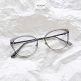 Gọng Kính Mắt Mèo Nữ Nhựa Kim Loại - Yoon S12011 Y347