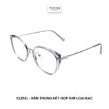 Gọng Kính Mắt Mèo Nữ Nhựa Kim Loại - Yoon S12011 Y347