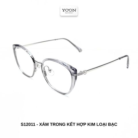 Gọng Kính Mắt Mèo Nữ Nhựa Kim Loại - Yoon S12011 Y347