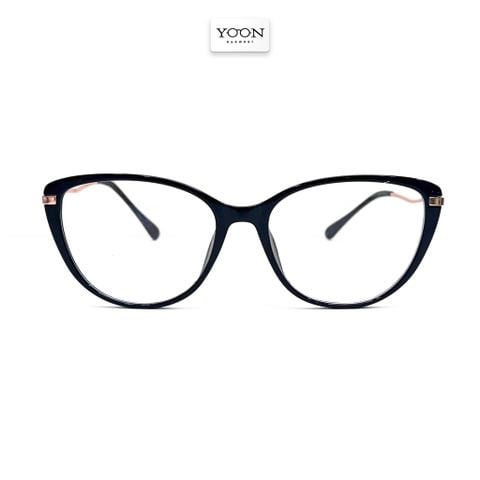 Gọng Kính Mắt Mèo Nữ Nhựa Kim Loại - Yoon TR86162 Y438