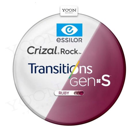 Tròng Đánh Đổi Màu Essilor Transitions Gen S - Váng Phủ Crizal Rock