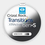 Tròng Đánh Đổi Màu Essilor Transitions Gen S - Váng Phủ Crizal Rock
