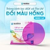 Tròng Đổi Màu Nottica N5 Jelly Series 1.61 - Chống Ánh Sáng Xanh