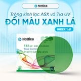 Tròng Đổi Màu Nottica N5 Jelly Series 1.61 - Chống Ánh Sáng Xanh
