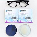 Tròng Đổi Màu Nottica N5 Blue Control Spin Photo 1.67 Grey