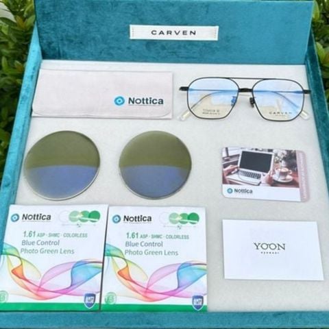 Tròng Đổi Màu Nottica N5 Jelly Series 1.61 - Chống Ánh Sáng Xanh
