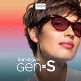 Tròng Đánh Đổi Màu Essilor Transitions Gen S Váng Phủ Crizal Rock