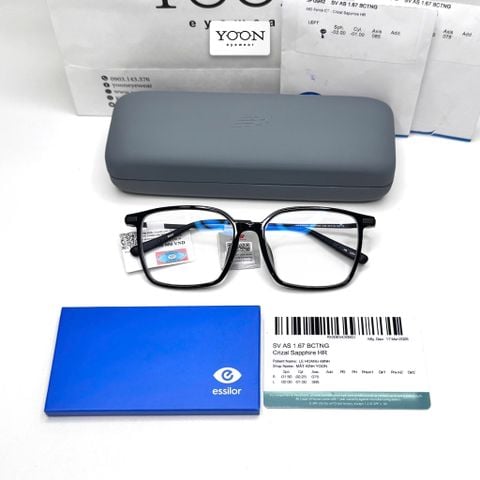 Đơn Tròng Đánh Kỹ Thuật Số Essilor - Váng Phủ Crizal Rock