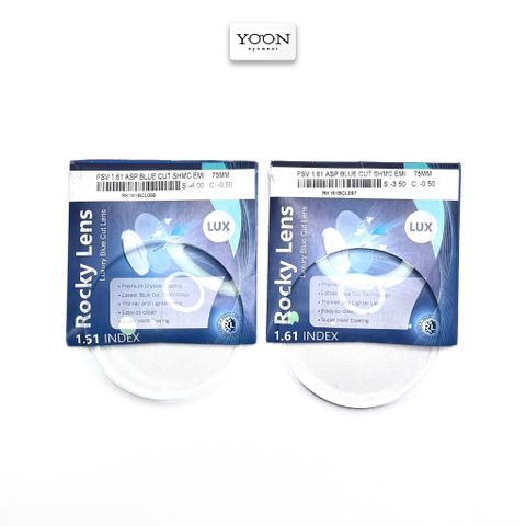 Tròng Kính Rocky Blue Cut Luxury SHMC 1.61