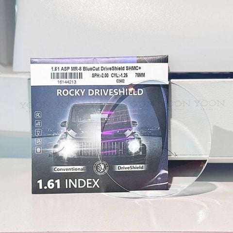 Tròng Chống Chói Đèn Xe Rocky Driveshield SHMC 1.61