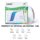 Tròng Kính Chemi Perfect Crystal U6 Coated 1.56
