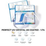 Tròng Kính Chemi Perfect Crystal U6 Coated 1.74