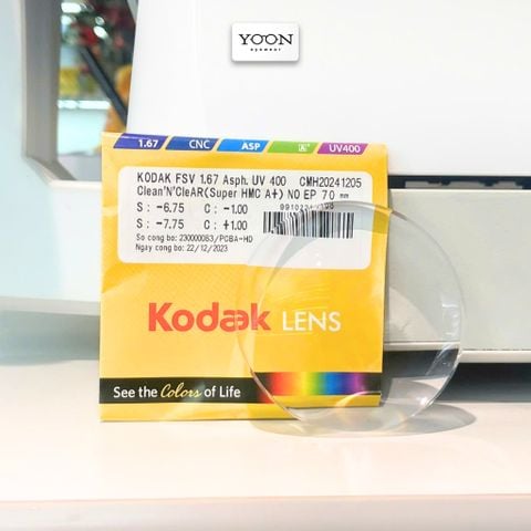 Tròng Kính Kodak Clean&Clear 1.67