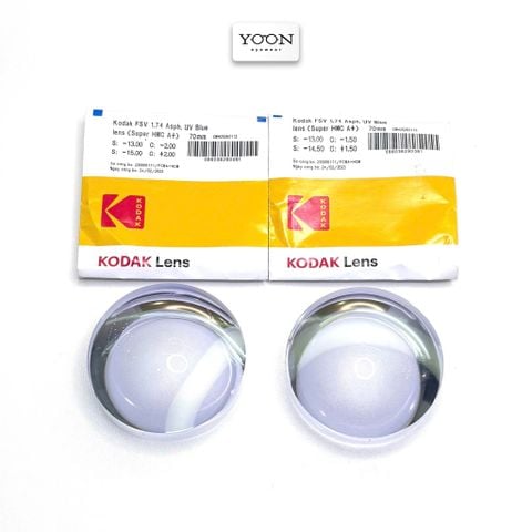 Tròng Kính Kodak UVBlue Lens 1.74