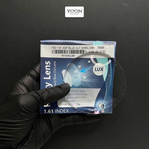 Tròng Kính Rocky Blue Cut Luxury SHMC 1.61