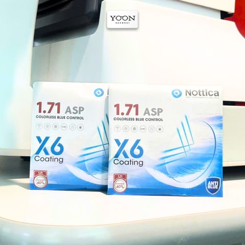 Tròng Kính Nottica N4 Blue Control Resin Lens 1.71