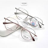 Gọng Kính Oval Tròn Unisex Kim Loại - Velocity VL23557