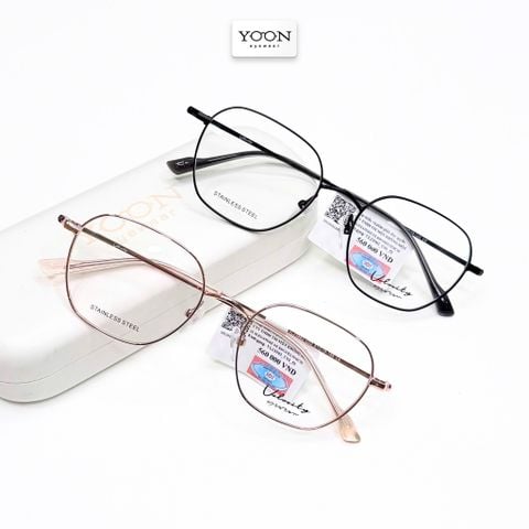 Gọng Kính Vuông Bo Tròn Unisex Kim Loại - Velocity VL23562