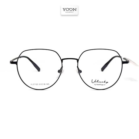 Gọng Kính Lục Giác Unisex Kim Loại - Velocity VL27103