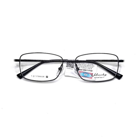 Gọng Kính Chữ Nhật Unisex Titanium - Velocity VL281047