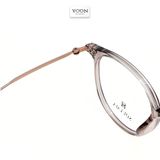 Gọng Kính Tròn Unisex Nhựa Titanium - Yoon 23616 Y375
