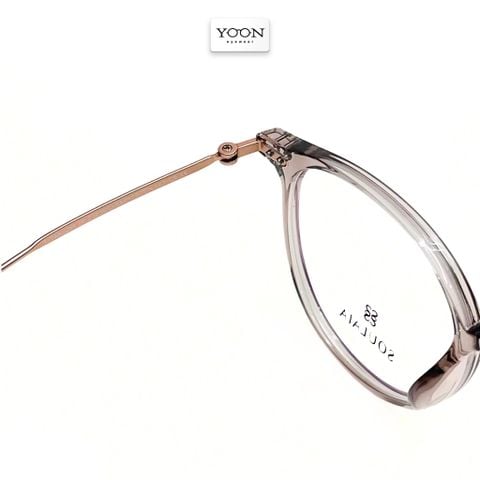 Gọng Kính Tròn Unisex Nhựa Titanium - Yoon 23616 Y375