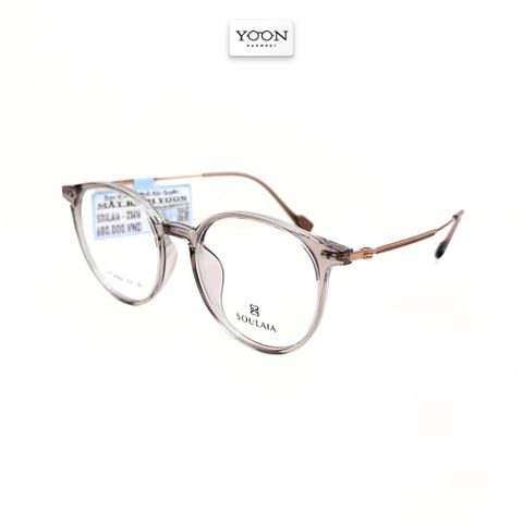 Gọng Kính Tròn Unisex Nhựa Titanium - Yoon 23616 Y375