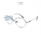 Gọng Kính Oval Nữ Titanium - Yoon 26075 Y472