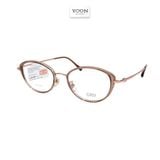 Gọng Kính Oval Nữ Nhựa Titanium - Yoon 55011 Y483