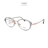 Gọng Kính Oval Nữ Nhựa Titanium - Yoon 55011 Y483