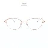 Gọng Kính Oval Nữ Kim Loại - Yoon 58217 Y487