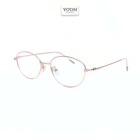 Gọng Kính Oval Nữ Kim Loại - Yoon 58217 Y487
