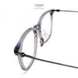 Gọng Kính Vuông Unisex Nhựa Titanium - Yoon 653TS Y359