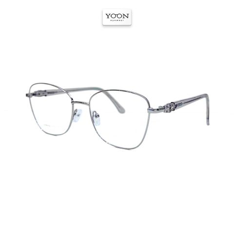 Gọng Kính Mắt Mèo Nữ Nhựa Kim Loại - Yoon 70016 Y489