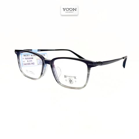 Gọng Kính Chữ Nhật Unisex Nhựa Titanium - Yoon B-3191 Y479