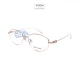 Gọng Kính Oval Nữ Kim Loại - Yoon CHL-250 Y474