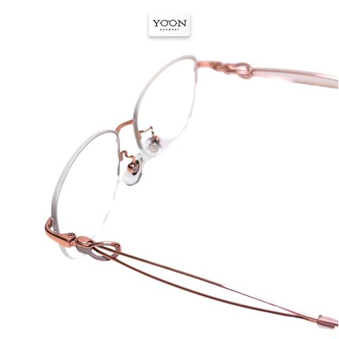 Gọng Kính Nửa Viền Nữ Titanium - Yoon F-11598 Y426