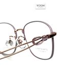 Gọng Kính Chữ Nhật Nữ Titanium - Yoon F-11642 Y425