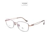 Gọng Kính Chữ Nhật Nữ Titanium - Yoon F-11642 Y425
