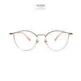 Gọng Kính Mắt Mèo Nữ Kim Loại - Yoon F99057 Y355